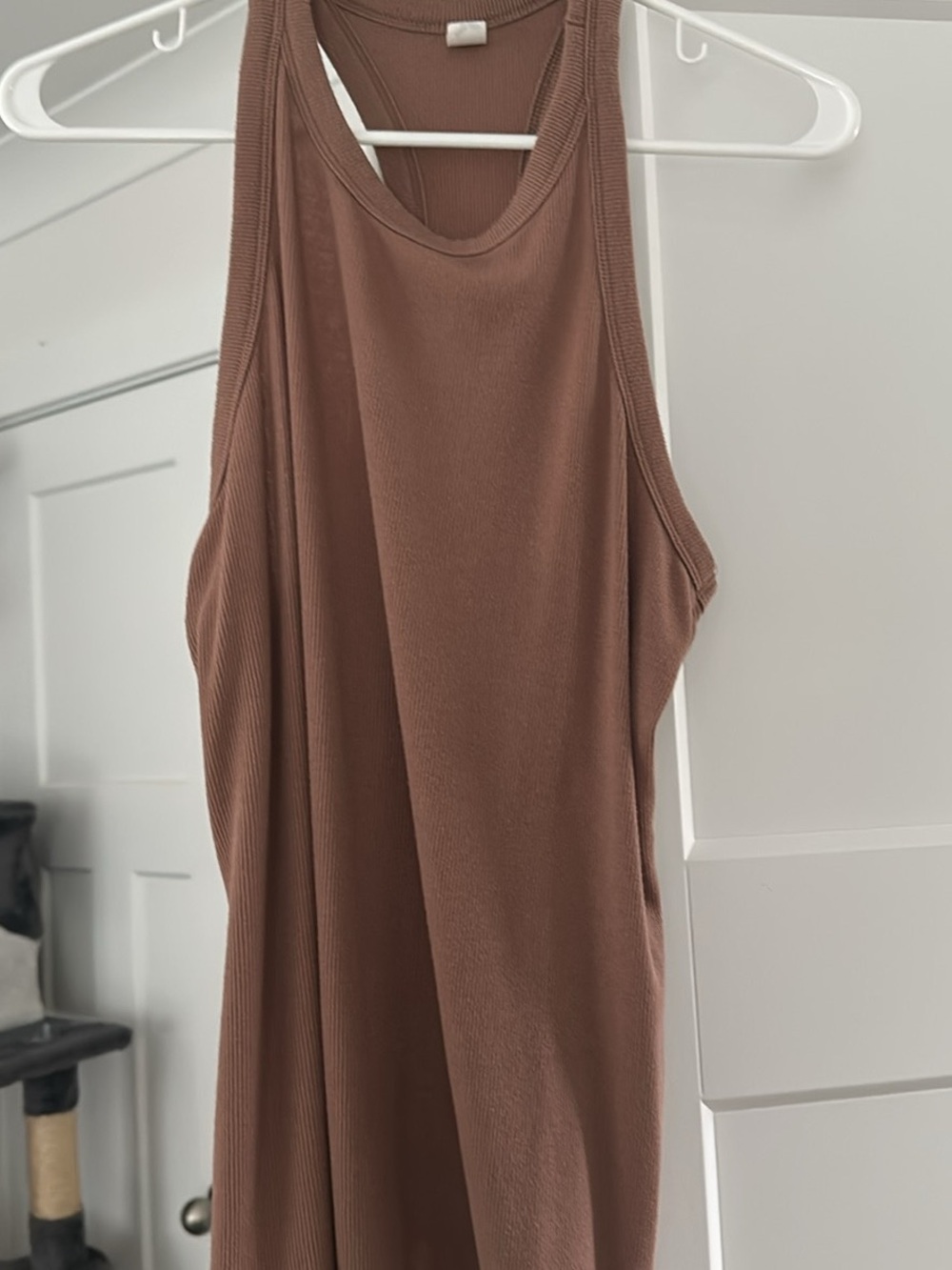 Old Navy Mauve-Brown Ribbed Tank Top
